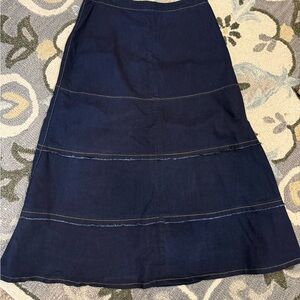 Be-Girl Navy A-Line Skirt